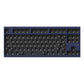 Lemokey L4 QMK Wireless Custom Mechanical Keyboard Full Aluminum Frame Barebone Navy Blue Version 80 Percent Layout For Windows Mac Linux